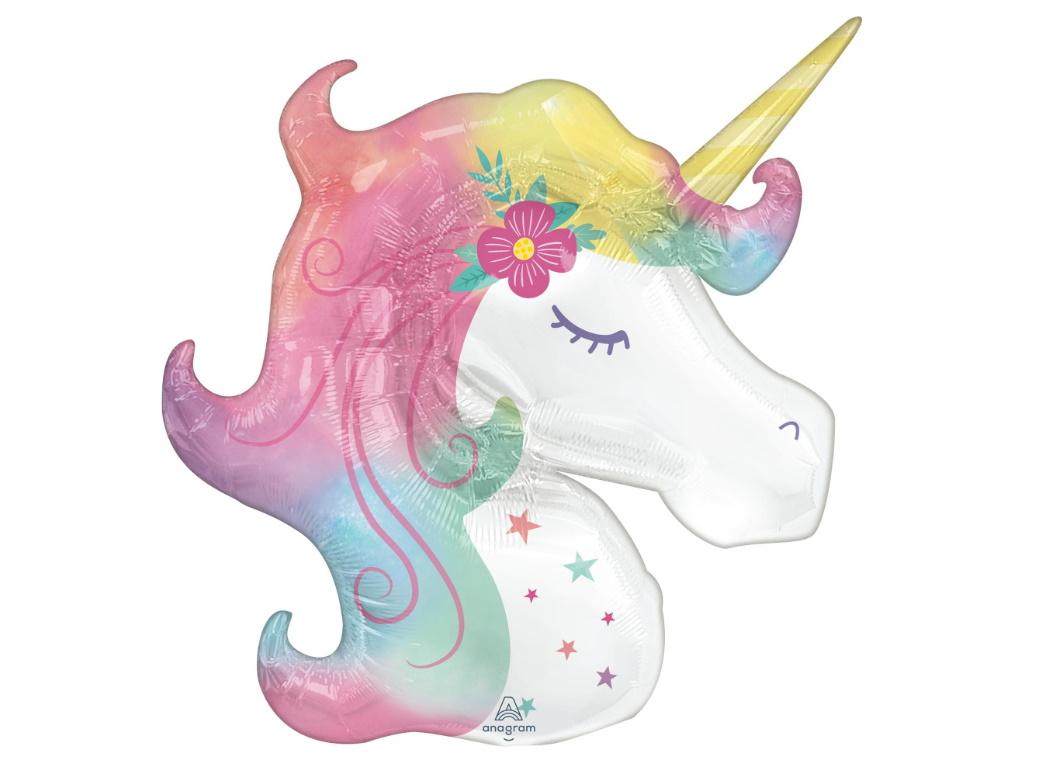 Enchanted Unicorn SuperShape Foil Balloon