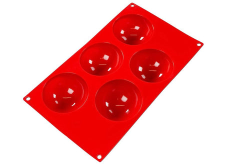 Fat Daddios Silicone Mould - Hemisphere 5 Cavity