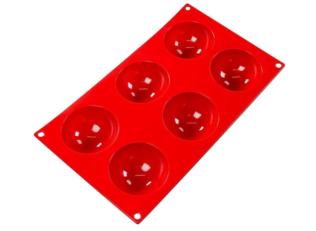 Fat Daddios Silicone Mould - Hemisphere 6 Cavity