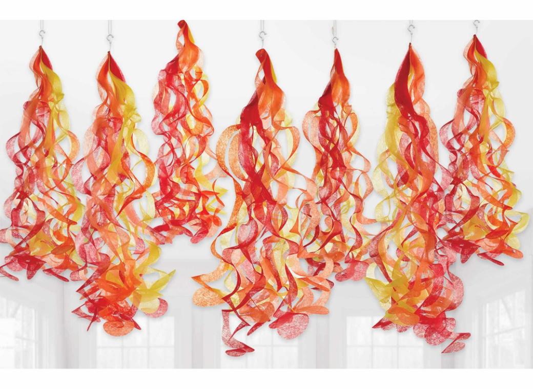 First Responders Fire Hanging Decorations 20pk