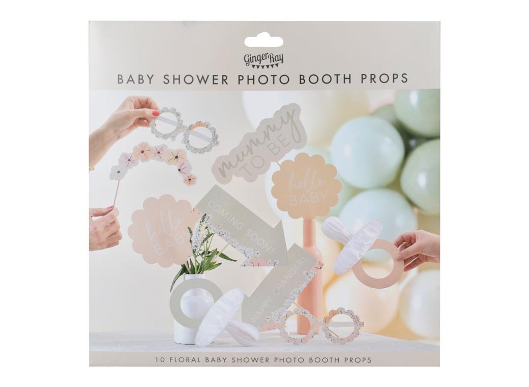 Floral Baby Shower Photo Props