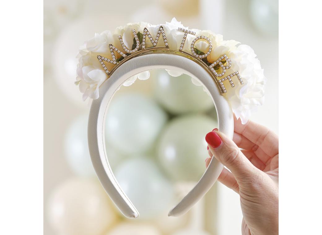 Floral Baby Mum to Be Headband