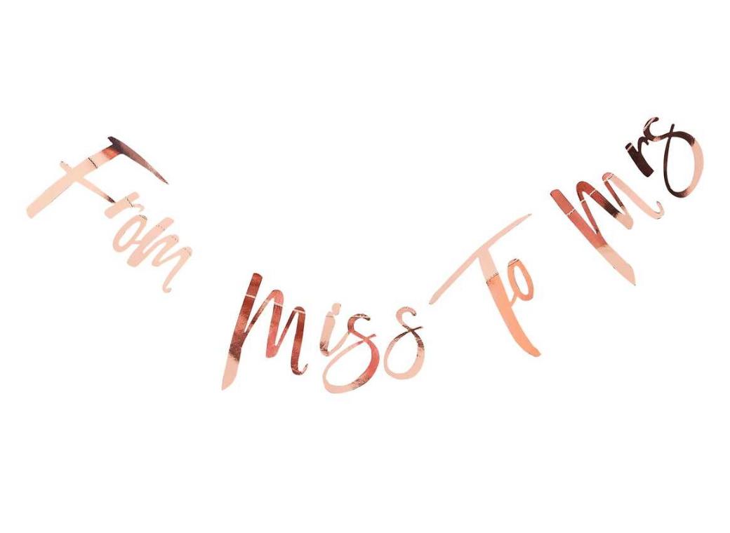 Floral Hen Party Miss to Mrs Banner