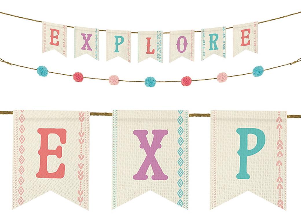Free Spirit Explore Canvas Banner Kit