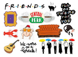 Edible Icing Image - Friends Icon Sheet