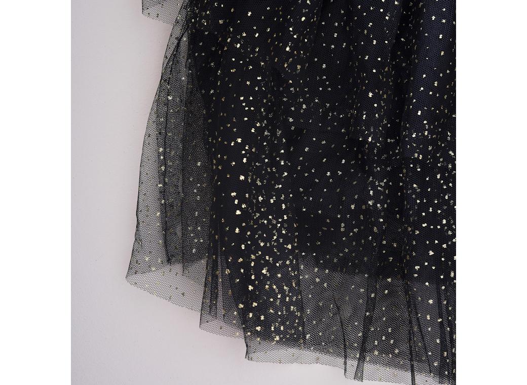 Ginger Ray Black & Gold Sparkle Tutu - Ages 3-5