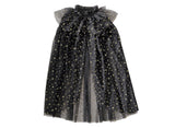 Ginger Ray Black & Gold Star Witch Costume Cape