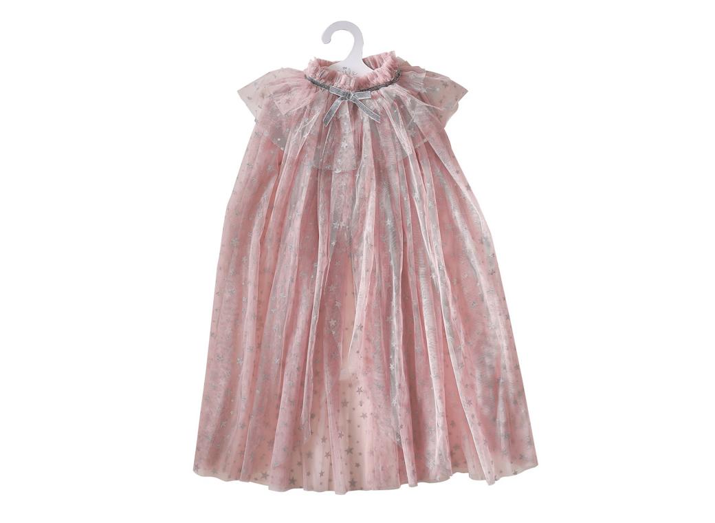 Ginger Ray Pink & Silver Sparkle Fairy Princess Costume Cape