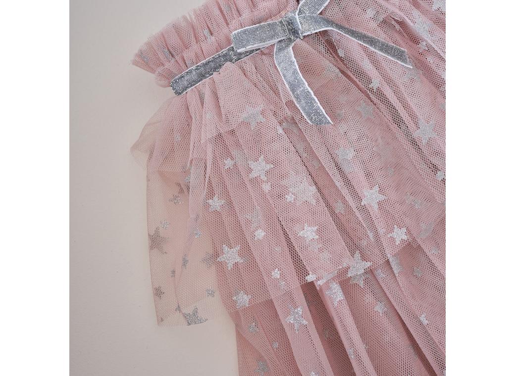 Ginger Ray Pink & Silver Sparkle Fairy Princess Costume Cape