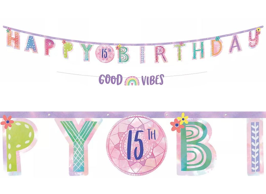 Festival Fun Add An Age Banner & Garland