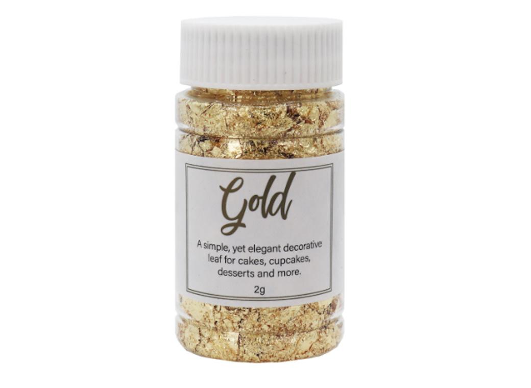 GoBake Decorative Gold Leaf Flakes