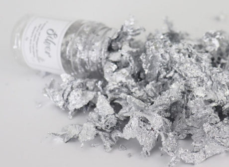 GoBake Decorative Silver Leaf Flakes