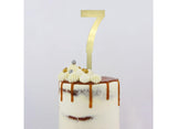 GoBake - Large Gold Mirror Number Topper 7