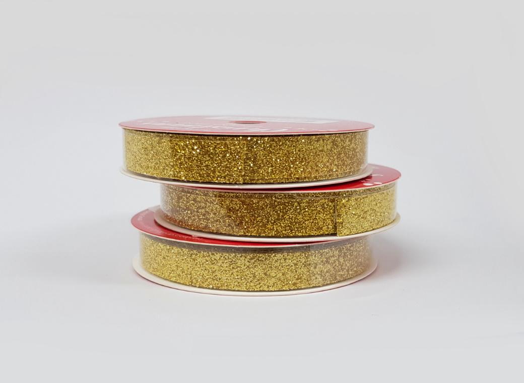 Gold Glitter Ribbon