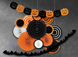 Halloween Paper Fan Room Decorating Kit