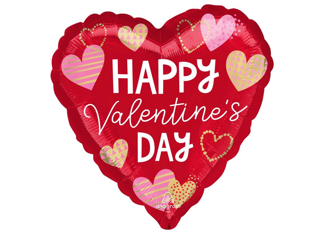 Happy Valentine's Day Crafty Foil Balloon