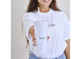 Hen Party White Reusable Bride Hen Party Cup with Straw