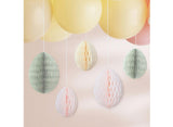 Hey Bunny Easter Egg Honeycomb Decorations