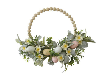 Hop Hop Hooray Easter Egg Wreath