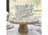 Hop Hop Hooray Wooden Easter Cake Decorations