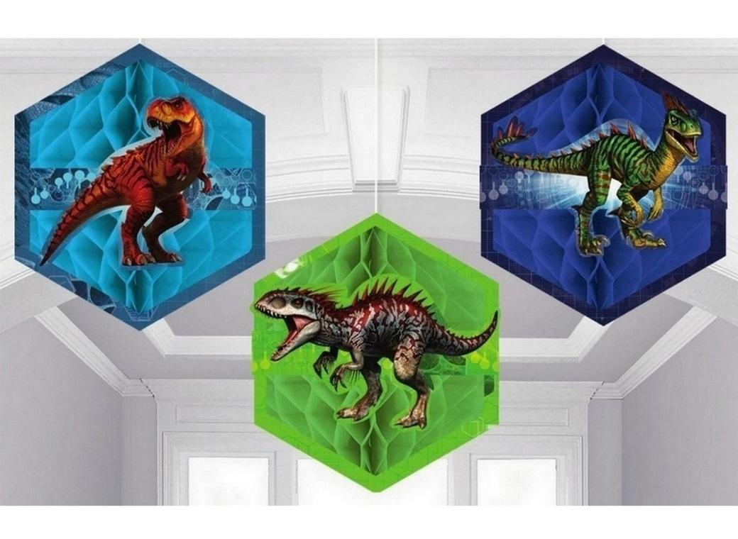 Jurassic World Honeycomb Decorations