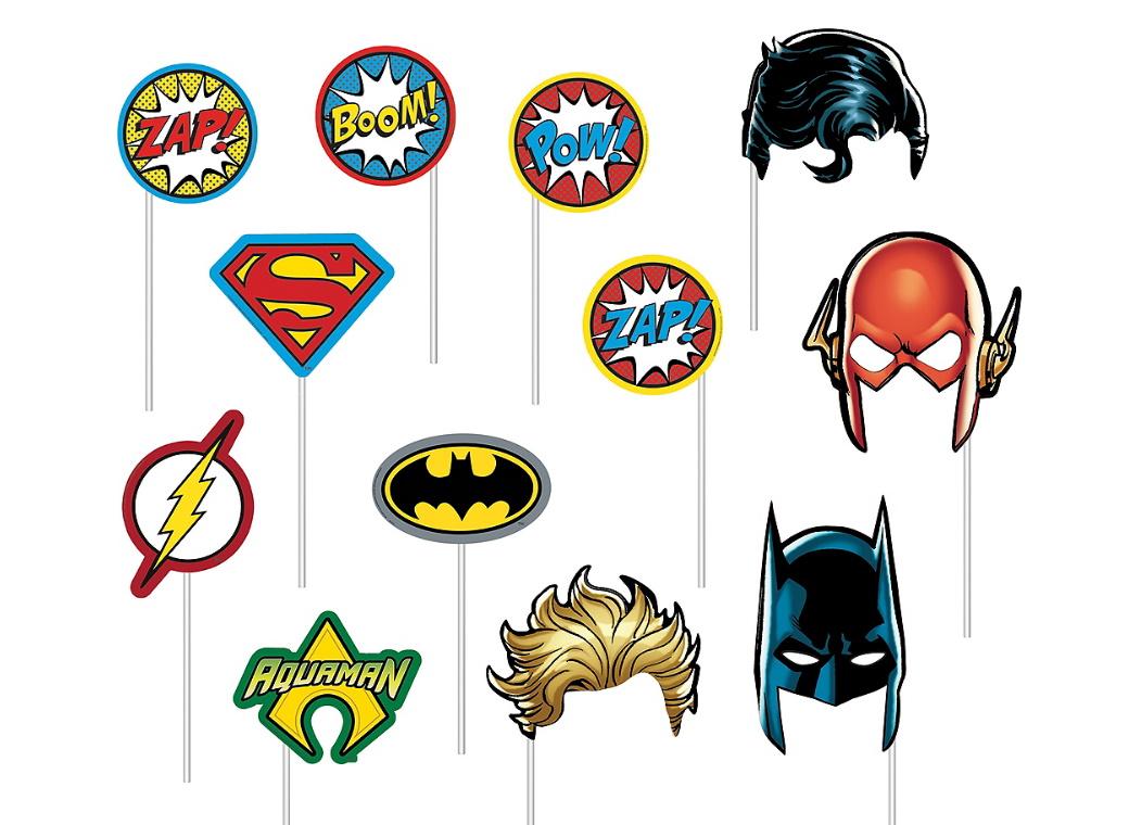 Justice League Heroes Unite Scene Setter & Photo Props