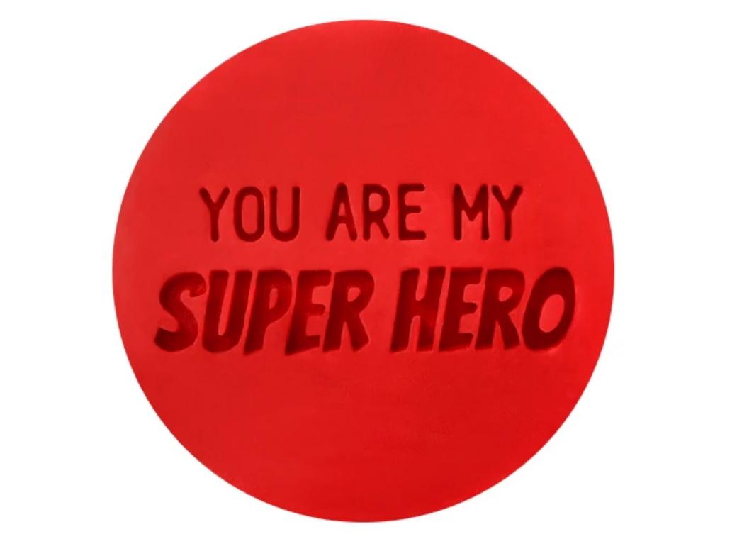 Little Biskut You Are My Super Hero Embosser