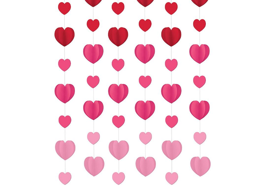 Love Hearts Hanging String Decorations