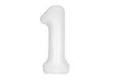 86cm Matte Bright White Foil Balloon - 1