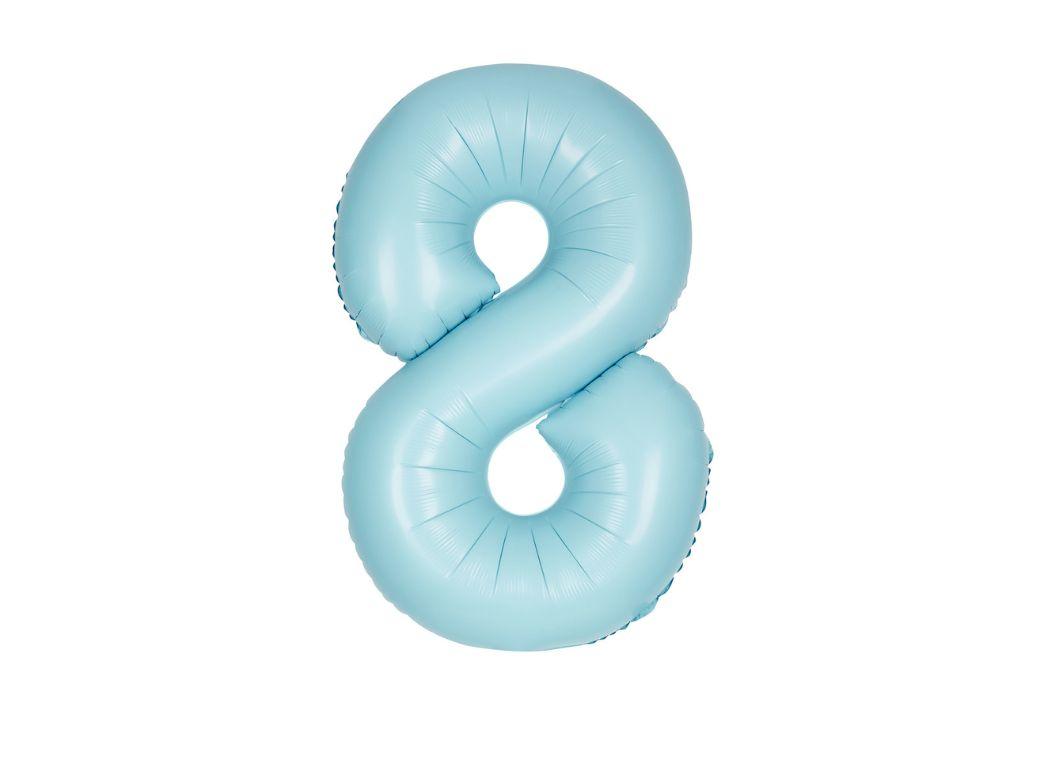 86cm Matte Powder Blue Balloon - 8