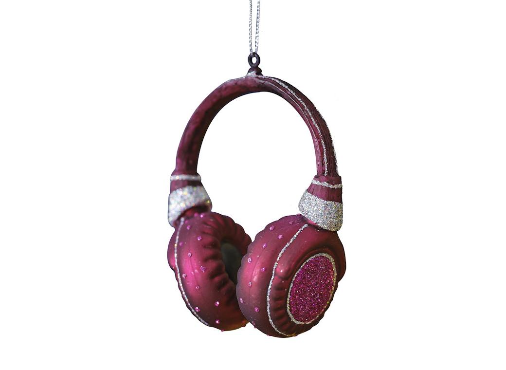 Merry & Bright Headphones Tree Decoration