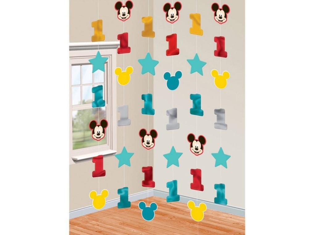 Mickey 1st Birthday String Decorations