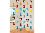 Mickey 1st Birthday String Decorations