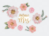 Mint To Be Floral Wall Decorations