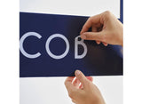 Navy Customisable Happy Birthday Photo Booth Frame