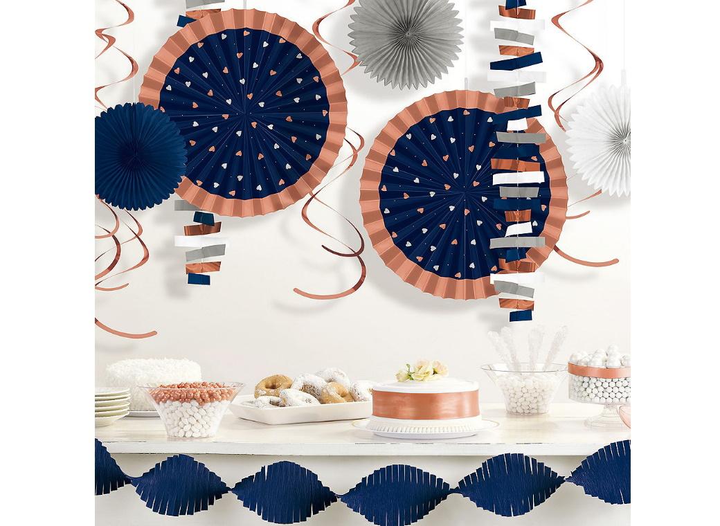 Navy Love Room Decorating Kit