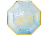 Oh Baby Boy Dinner Plates 8pk