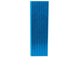 Paper Straws Blue Foil 20pk