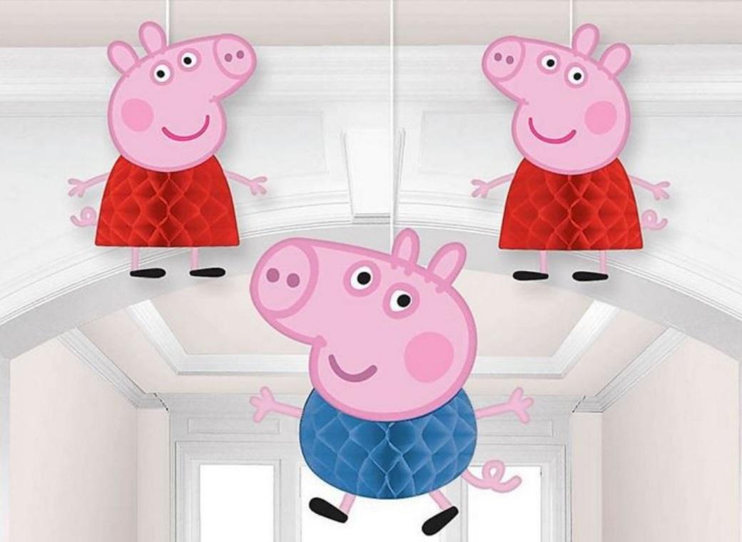Peppa Pig Honeycomb Hanging Decorations