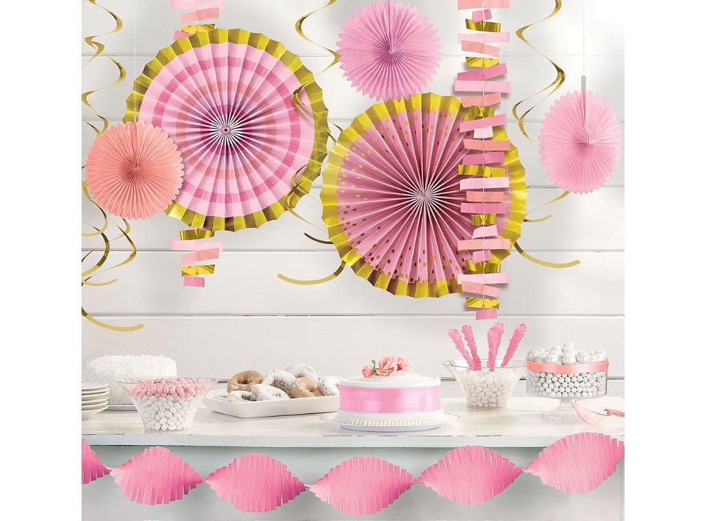 Pink & Gold Room Decorating Kit