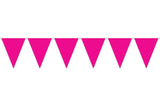 All Weather Bunting Flags - Hot Pink