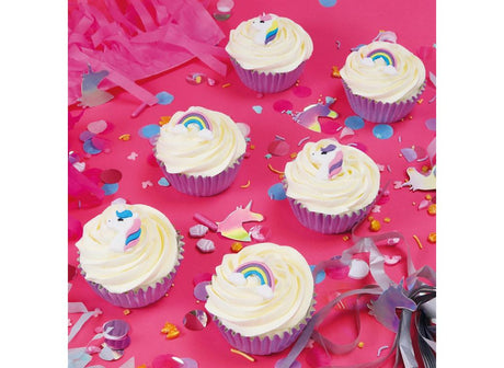 PME Edible Cupcake Toppers Unicorn 6pk