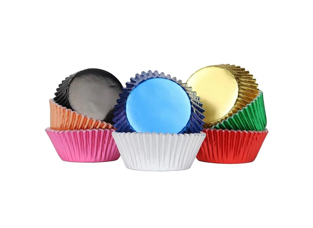 PME Foil Lined Cupcake Cases 100pk - Metallic