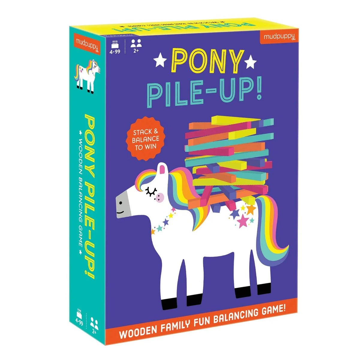 Mudpuppy - Pony Pile-Up!, Wooden Balancing Game