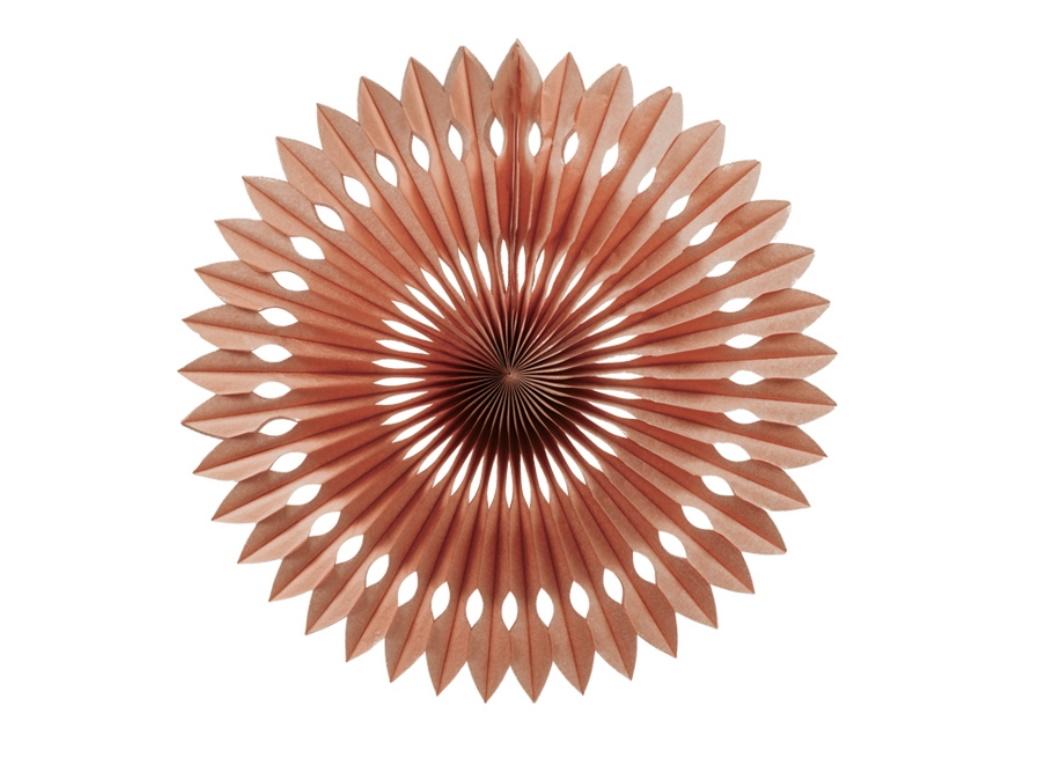 Decorative Fan 40cm - Rose Gold
