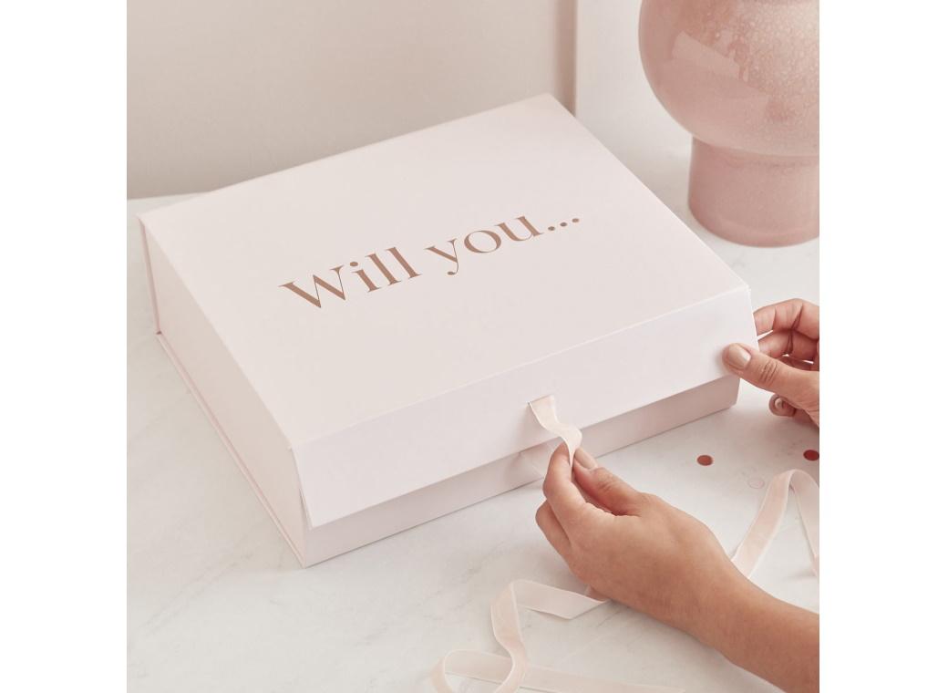 Rose Gold Will You Be My Bridesmaid Box