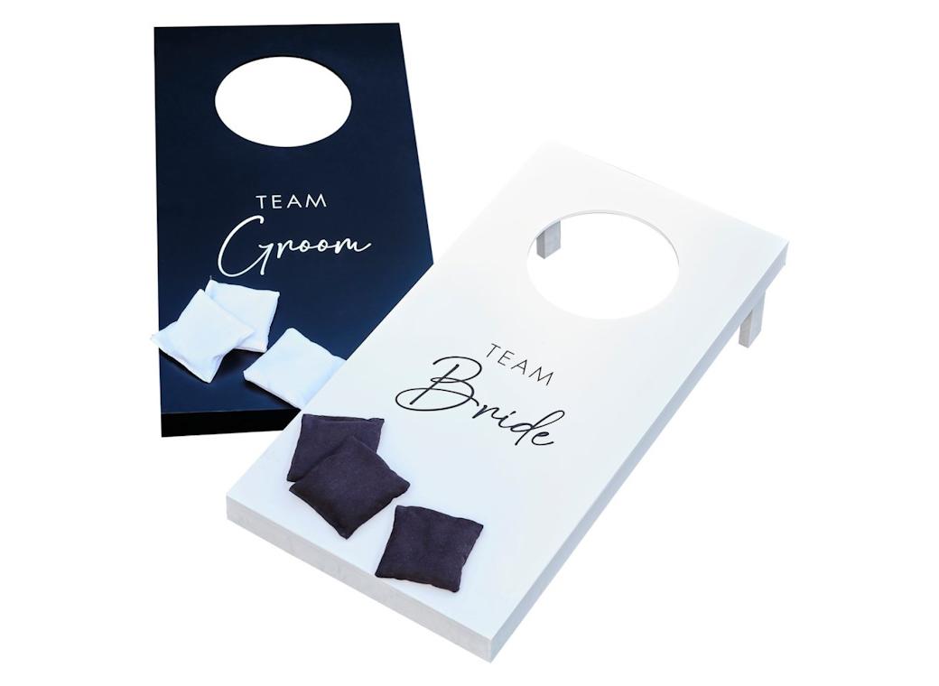 Rustic Romance Wedding Cornhole Game