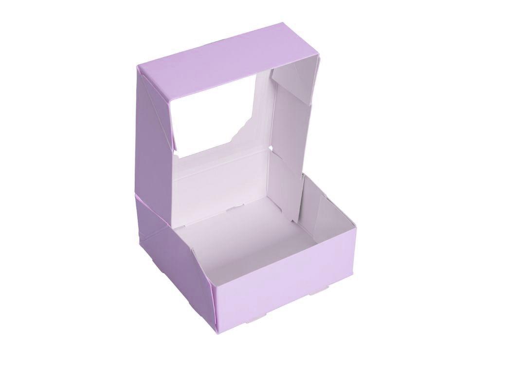 Scalloped Small Treat Box 5pk - Lilac