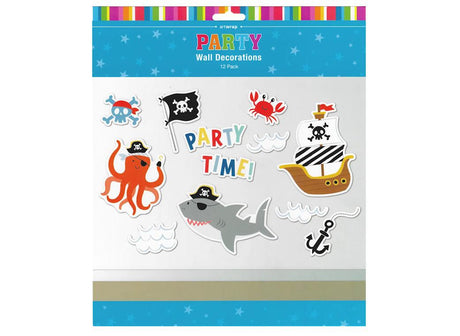 Ships Ahoy Wall Decorations 12pk