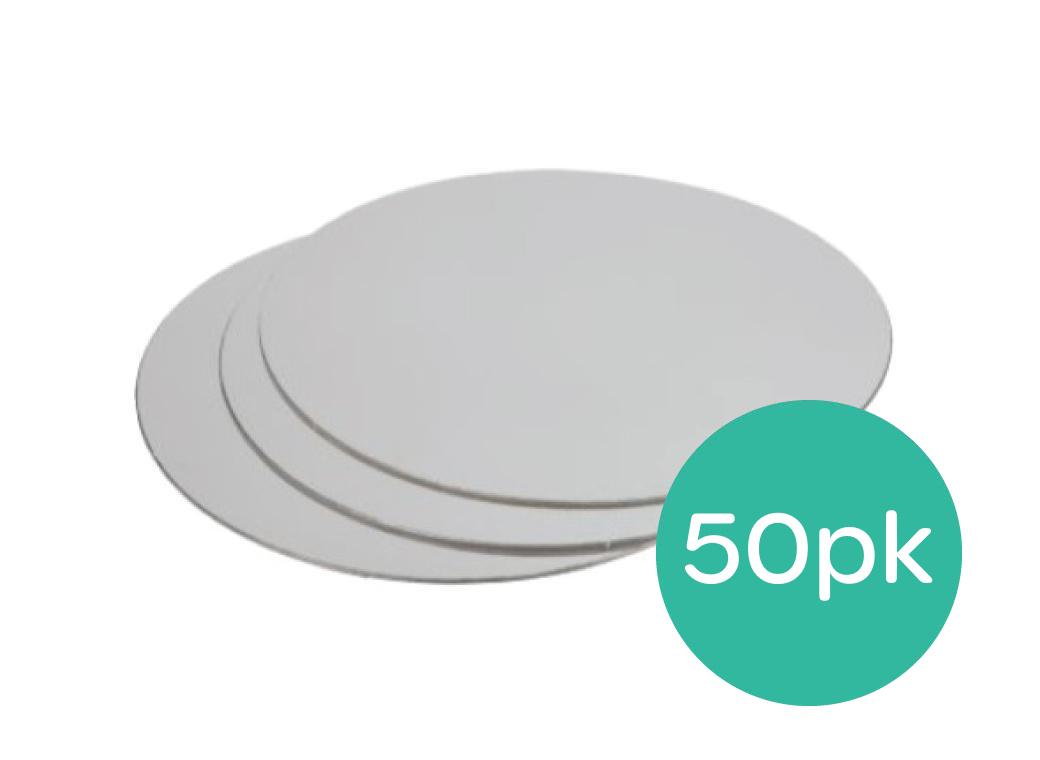 2mm Silver Cake Cards 12" - 50pk